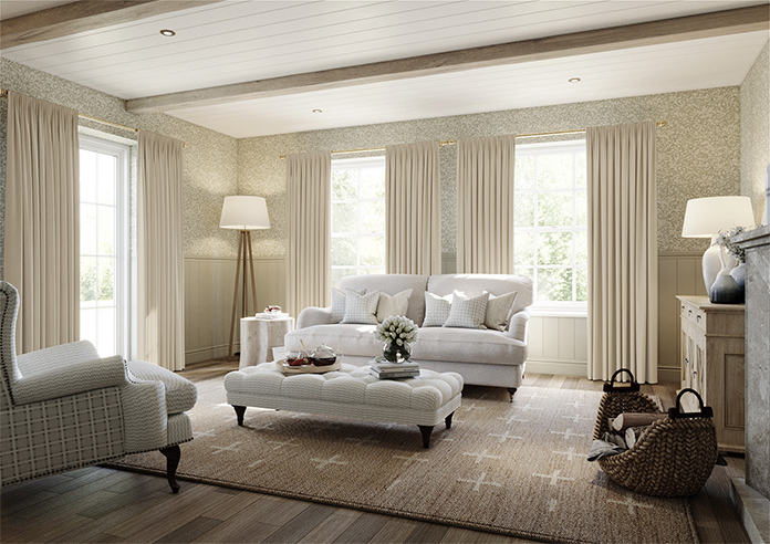 Devonshire, Mushroom - Made to Measure Curtains - Image 7